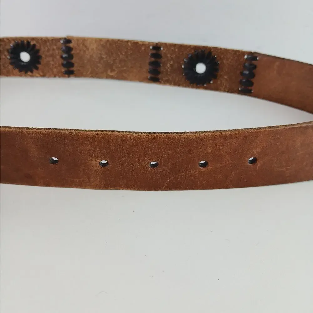 Genuine Leather SZ M Women's Brown 1